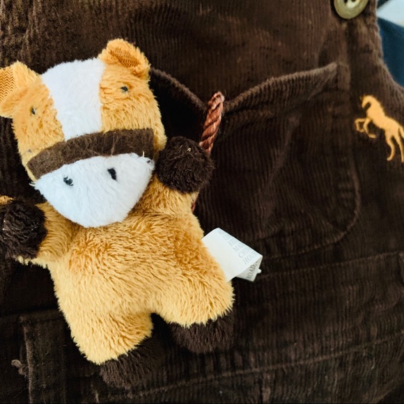 Corduroy Horse SZ 18M Overalls - Picture 3 of 7